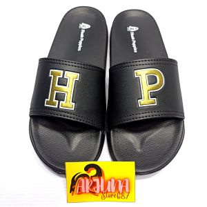 Sandal Selop Hush Puppies / Sandal Slop Pria Wanita / Sandal Flip Flop Free Paperbag / ARJUNA 687