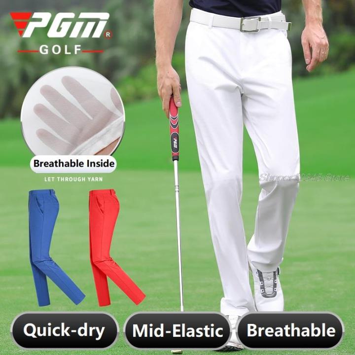Pgm Men's Golf Pants Dry Fit Breathable Sports Trousers Male
