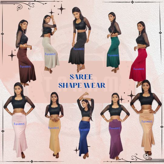 Saree Shape Wear Strechable / Saree Inner Skirt