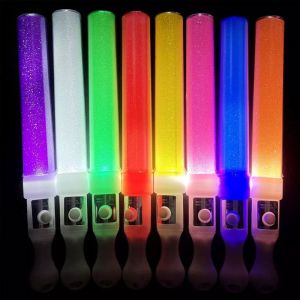 LILY&ADORA Reusable LED Night Light Stick Outdoor Camping Hiking Emergency Party Concert Glow Light Sticks Reusable LED Night Light