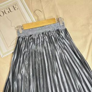 Rok Plisket Bludru Velvet Pendek 7/8 Premium / Higt Quality