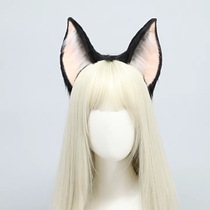 Hairhoop Plush Bat Ears Hairband Bendable Ear Headband Costume Hairhoop Women Theme Party Animation Headpiece