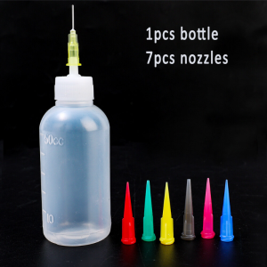 1/5Pcs/set Jam Painting Squeeze Bottle with 35 Nozzles Cake Decoration Baking Cake 50ml Bottle Drawing Tool
