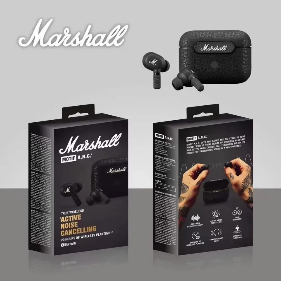 MARSHALL Motif ANC TWS In-Ear Headphones True Wireless Bluetooth Headset