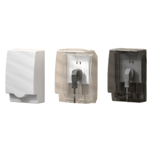 Cao chất lượng nhựa không thấm nước bìa cho 86 Loại cổng Móc Đôi kế hoạch phòng tắm an toàn điện gọn gàng tổ chức