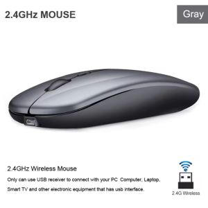 Ultra Thin USB 2.4Ghz Wireless Mouse Wireless Mouse 1600DPI 4 Buttons Cordless Mice for PC Desktop Laptop Windows Computer