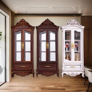 QUANSEN 1 12 Dollhouse Vintage Simulation Storage Cabinet Display Cupboard Model Doll Home Living Room Wine Cabinet Furniture Decor Toy