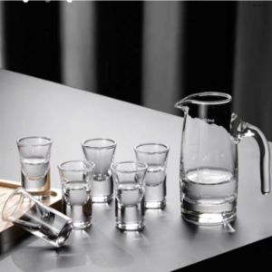 ( 10ML 5019 ) Set ly ly uống rượu đế tròn dung tích 10ml sang trọng tinh tế