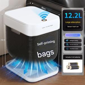 Smart Sensor Trash Can 2026 New Model Electric Automatic Lid Opening Trash Can for Home Living Room and Bathroom