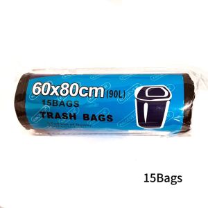 SH Large garbage bag thickened commercial black hotel catering extra thick flat roll plastic bag sanita