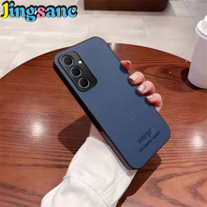 Jingsanc เคสโทรศัพท์สำหรับ Samsung Galaxy A55 5G เคสหนังย้อนยุคปกป้องกล้อง A56-1กรอบด้านหลังกันกระแทกสำหรับธุรกิจ