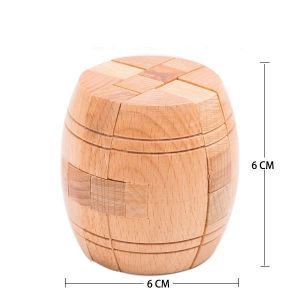 Đồ chơi câu đố hình trụ bằng gỗ