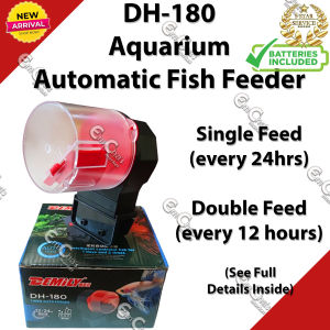 Demily Automatic Fish Feeder DH-180 Automatic Aquarium Fish Food Feeder (acc)(ff)
