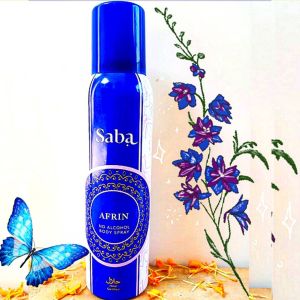 Saba Afrin Halal & Vegan Perfumed Body Spray Deodorant