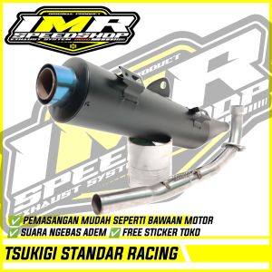 KNALPOT TSUKIGI STANDAR RACING JUPITER Z Z1 MX 135 VEGA R ZR RR CRYPTON ASTREA SUPRA 125 REVO BLADE
