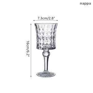 ✨[nappa] Korean Style Engraved Embossed Small Goblet Cup For Soju Sake Liquor Short Stemmed