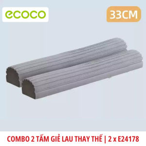 Mút lau sàn thay thế ECOCO kháng khuẩn siêu thấm hút lau sạch khô nhanh thế hệ mới 24178