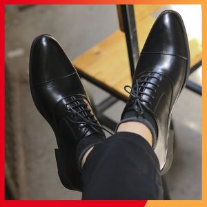 Giày Tây Nam Da Mềm Đế Khâu Mã V01
