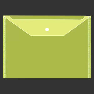 1Pc Plastic Envelopes File Envelopes A4 Clear Poly File Folder Reusable Plastic File Folders for Documents Assorted Color with Snap Closure for Office School Supplies