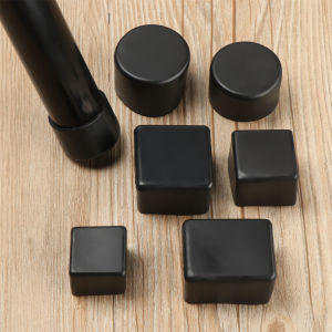 4pcs/set Chair Leg Caps Rubber Feet Protector Pads Furniture Table Covers Socks Hole Plugs Dust Cover Furniture Leveling Feet h260612