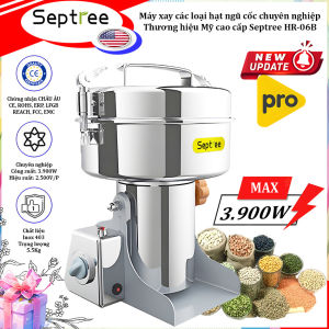 Máy xay nghiền các loại hạt ngũ cốc chuyên nghiệp. Thương hiệu Mỹ cao cấp Septree HR-06B