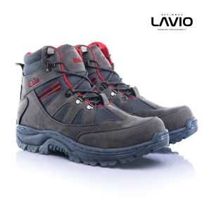 Sepatu Boot Pria Safety Ujung Besi Anti Slip Lavio Geneva High Outdoor Boots High Premium Quality Booster Mood Hiking Proyek Touring