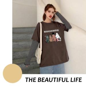 LH.Friday เสื้อยืดลายการ์ตูน เพิ่มกิมมิค เบาๆสไตล์น่ารักโดนใจทุกวัน คุณภาพคุ้มเกินราคา