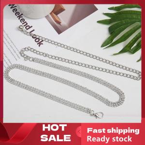 🚚【Local Express Delivery】🚚 Fashion Rhinestone Waist Chain For Women Girls Trendy Decorative Waist Chain High-end Luxury Dress Adjustable Waist Belt