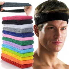 Sports Headband Stretch Elastic Men Yoga Running Hair Band Outdoor