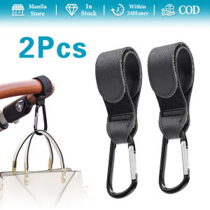 2pcs Baby Stroller Hooks Clip Universal Stroller Velcro Hook Stroller Accessories