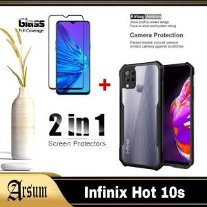 PROMO 2-IN1 Case INFINIX HOT 12 PLAY  HOT 12 PLAY NFC  NOTE 12 G96  INFINIX HOT 12i  NOTE 11  INFINIX NOTE 11 NFC  Hot 10s Infinix Note 8 Infinix Hot 10  Hot 11 Hot 11s  Smart 6 TRANSPARAN Softcase