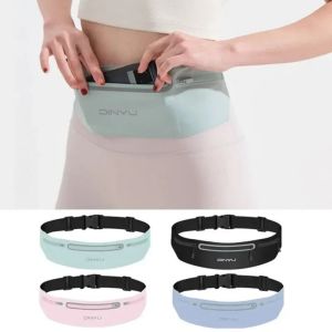 GTHRSDH Waterproof Running Waistband Portable Lightweight Marathon Running Sports Belt Bag Phone Pouch Adjustable Sports Fanny Pack Outdoor Sports
