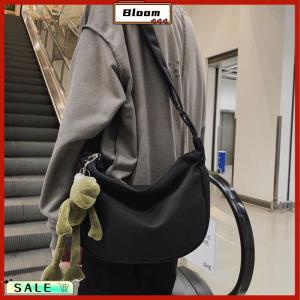 Follow Get New[Bloom Z] Canvas Crossbody Bag Large Capacity Hip-Hop Street Style For Both Men And Women