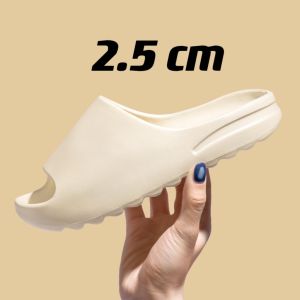 Aqrau 【50%OFF🔥🔥🔥】สูง2.5❣️หน้ากว้าง รองเท้าพื้นหยัก EVA เซ็น รองเท้าแตะยอดฮิต เท้าอวบอ้วนใส่ได้สบาย ราคาถูก กันลื่น กันน้ำ ลุยน้ำได้สบาย แห้งง่าย