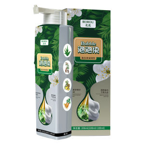 【ขายดี】ยาย้อมผมแบบสระ สำหรับคนขี้เกียจ/ ไม่ต้องผสม/ ย้อมง่าย/ พิเศษสำหรับคนขี้เกียจ นุ่ม ออร์แกนิค มูสสะดวก สีผม