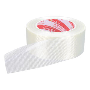 Cuộn băng keo băng dính sợi thủy tinh chịu nhiệt độ cao chống cháy nổ quấn Pin cuộn dài 50m