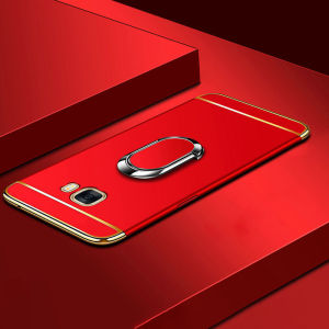 LANLIN For Samsung Galaxy C9 Pro / C9 / C7 Pro / C7 Phone Case Ultra Thin Matte Hard PC Holder Casing For Samsung C9 Pro / C9 / C7 Pro / C7 Case With Free Ring Stand Holder