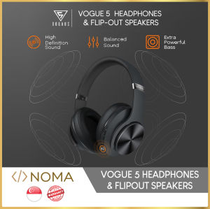 【SG】 Doqaus Vogue 5  2-in-1 Wireless Headphones & Twist Out Speakers | 3 EQ Modes | Long Battery Life | SG STOCK & WARRANTY