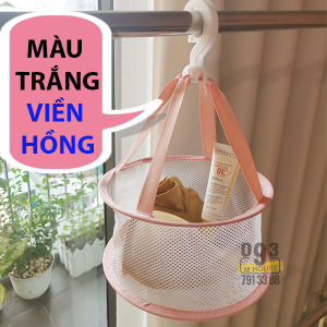 Túi Lưới Phơi Quần Áo Móc Treo Giỏ Phơi Gối Túi Vải Đựng ĐồTúi Treo