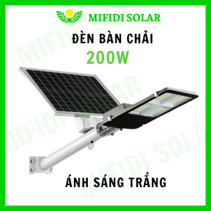 Đèn năng lượng mặt trời đèn bàn chải từ 100W đến 500W cao cấp chính hãng Mifidi Solar sáng trên 12h tấm pin Mono siêu to -  BH VIP MIỄN PHÍ 2 năm tận nhà