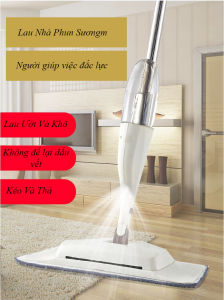 Cây chổi lau nhà có bình Xịt Nước Aurora