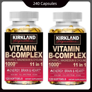 Vitamin B Complex Capsules with Mullein -Supports Energy Brain & Heart Health