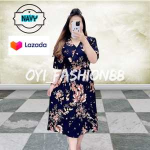 Dress 100 Ribu 3 Pcs Dress Bunga Sakura Terbaru/ Baju Gaun Wanita Remaja