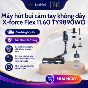 Máy hút bụi cầm tay không dây Tefal TY9890WO X-Force Flex 11.60| sử dụng 45 phút - Bảo Hành 24 Tháng