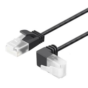 Right/Left/Up/Down Angle Ethernet Adapter 90 Degree RJ45 Extension Cat6 Connector for Computers Laptops Routers