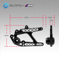 ARM Premium Swing Arm CNC 2-Color Aluminum Design For Nmax Aerox v1&v2 ARUMI MOTO PARTS. 