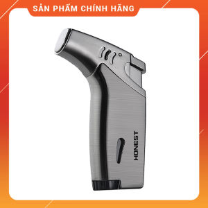 Bật Lửa Hộp Quẹt Khò 1 Tia Honest BCZ 486 Thiết Kế Đẹp Độc Lạ - Dùng Gas Cao Cấp