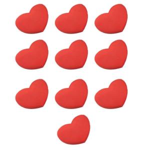 10 cái vợt tennis dampeners hình trái tim Silicone dây vợt tennis DAMPENER Tennis Squash giảm sang chấn dễ dàng để sử dụng