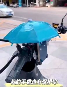 AIDA Phone Sunshade Umbrella Travel Beach Tebal Payung Kecil Silver UV Double Layer Mini Car Holder Grab Panda 遮阳挡雨小雨伞旅
