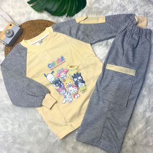 baju anak perempuan Jiso 1-12 Tahun Setelan anak perempuan kece terbaru baju anak viral